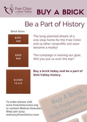 Free Clinic of Simi Valley Buy A Brick Campaign