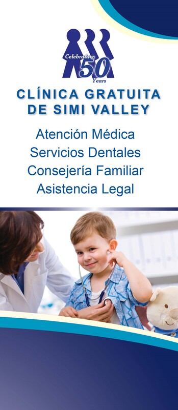 Free Clinic of Simi Valley Spanish Service Brochure